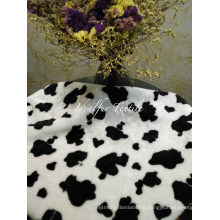 Printed Cow Polyester Fur